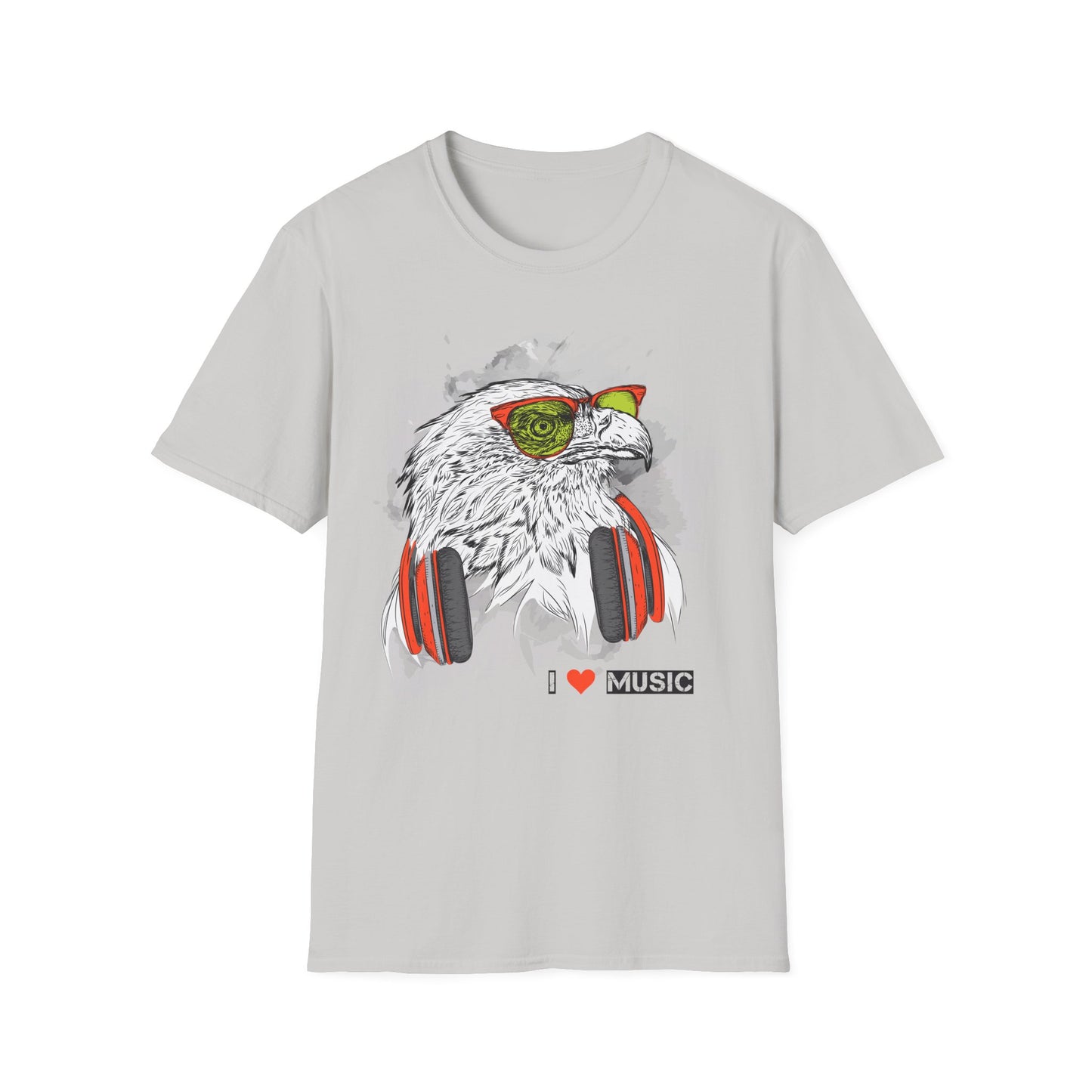 I love Music Animals Shirts, Shirt with Animals, Animals with Headphones Shirt