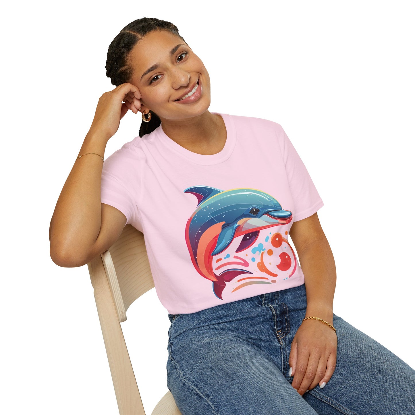 Dolphin Shirts, Shirt with Dolphin, Fish Tee Shirt, Animal Shirt