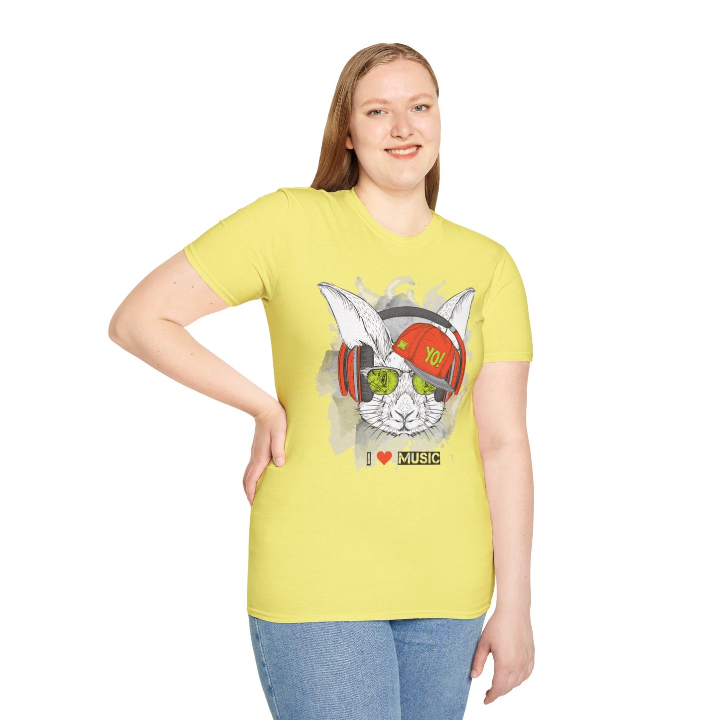 I love Music Animals Shirts, Shirt with Animals, Animals with Headphones Shirt