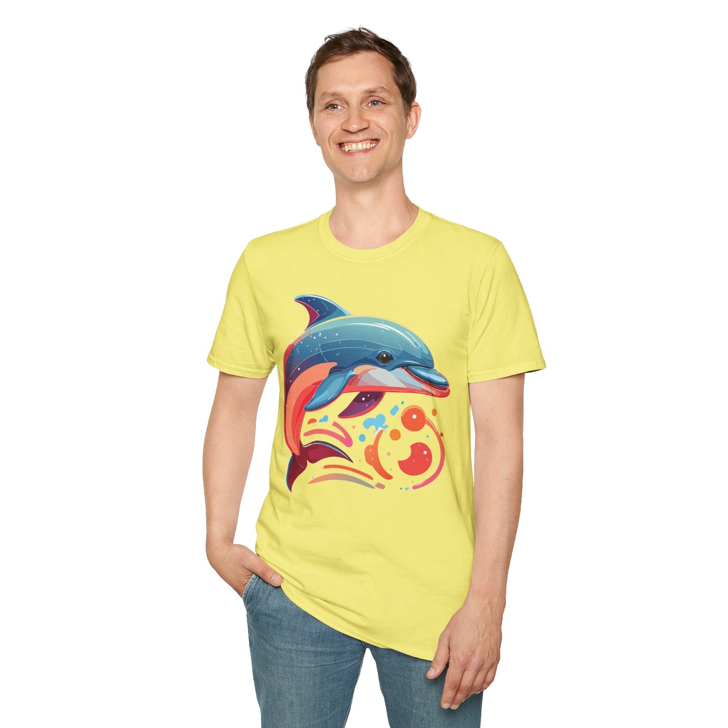 Dolphin Shirts, Shirt with Dolphin, Fish Tee Shirt, Animal Shirt