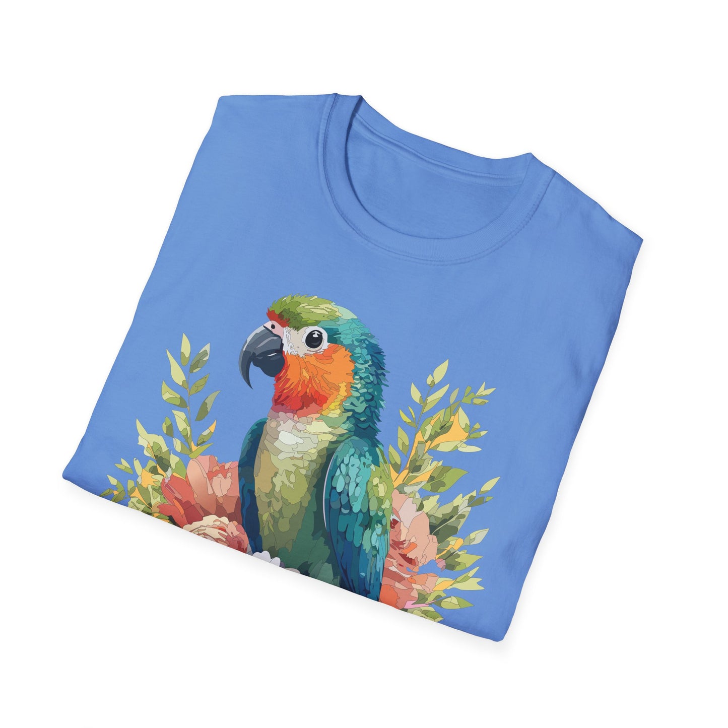 Bird T-Shirt, Floral Bird T Shirt, Shirt with Bird, Shirt with Animal