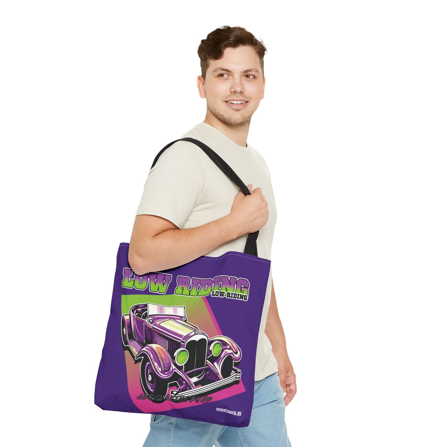 Canvas Tote Bag – Classic Vintage Car - retro2nova