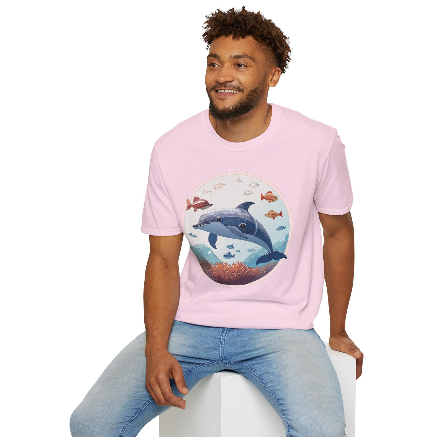 Dolphin Shirts, Shirt with Dolphin, Fish Tee Shirt, Animal Shirt
