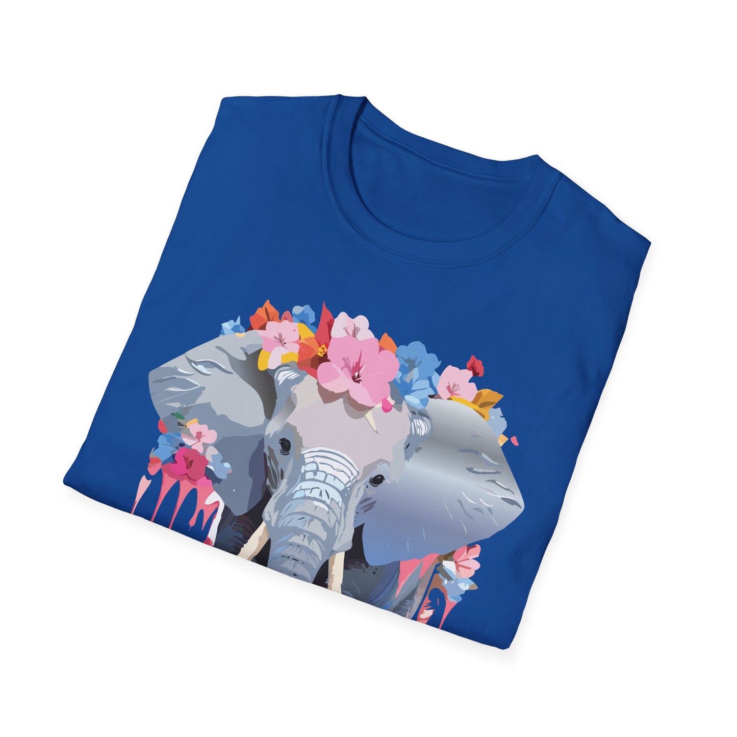 Elephant Shirt, T Shirt with Elephant, Elephant on T Shirt, T Shirt with Animation, Animals Tee Shirt