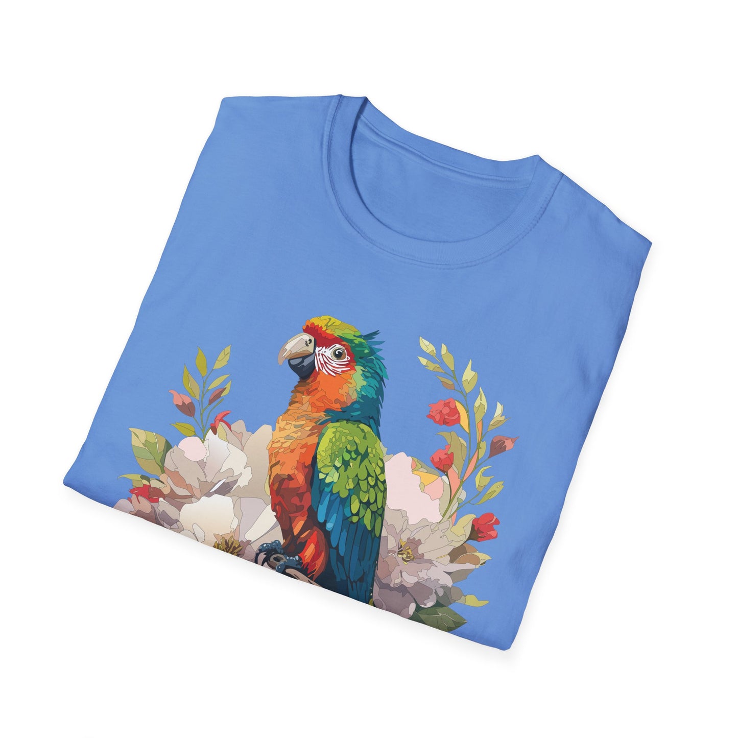 Bird T-Shirt, Floral Bird T Shirt, Shirt with Bird, Shirt with Animal