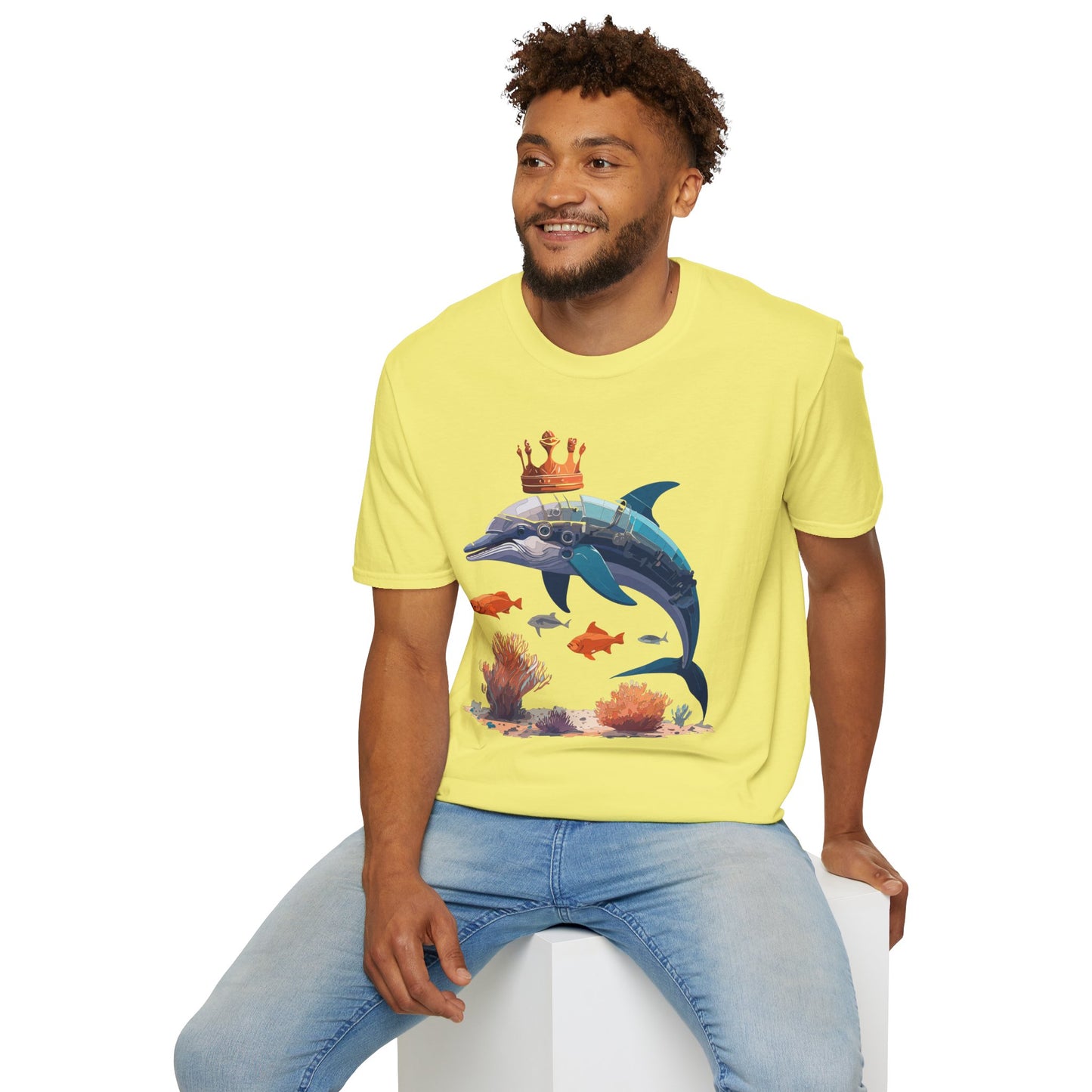 Dolphin Shirts, Shirt with Dolphin, Fish Tee Shirt, Animal Shirt