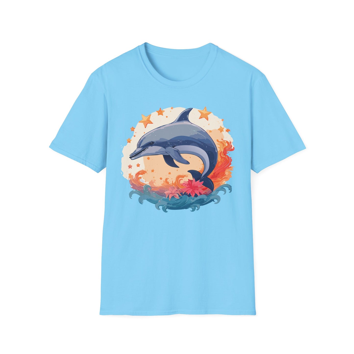 Dolphin Shirts, Shirt with Dolphin, Fish Tee Shirt, Animal Shirt