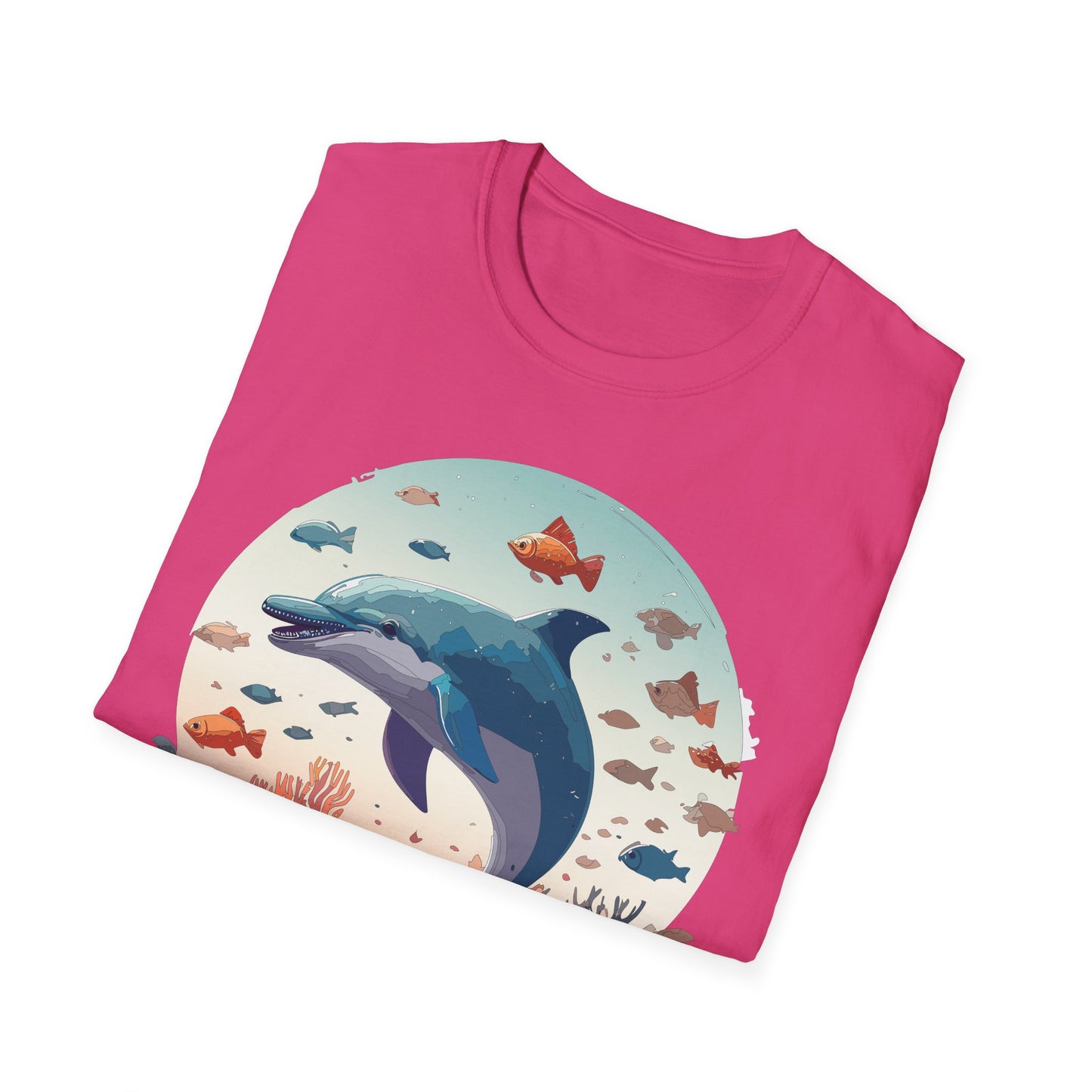 Dolphin Shirts, Shirt with Dolphin, Fish Tee Shirt, Animal Shirt