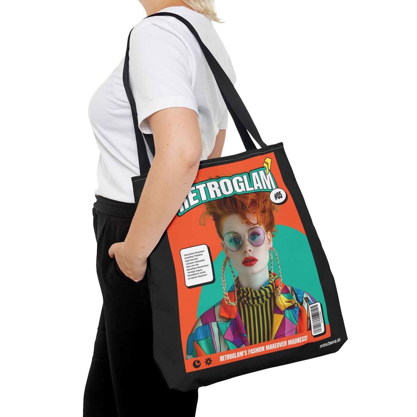 Canvas Tote Bag - Magazine Cover - retro2nova
