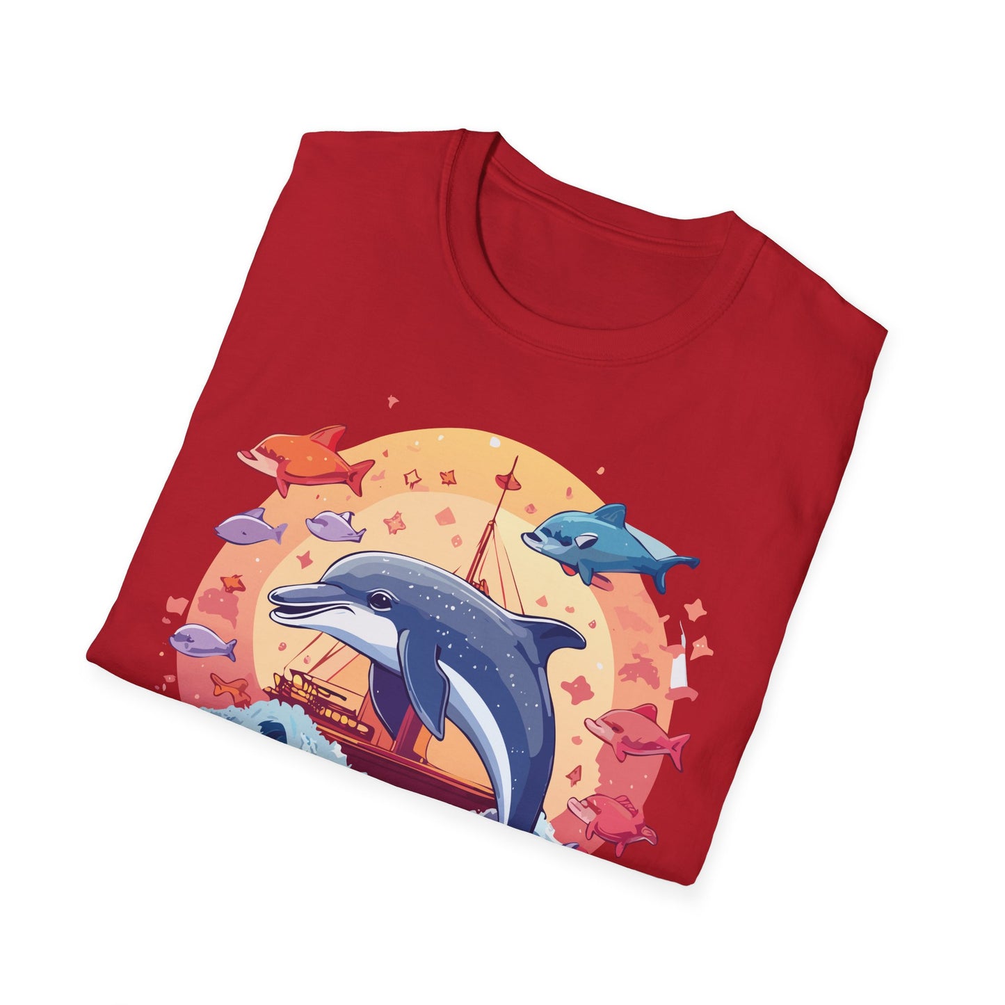 Dolphin Shirts, Shirt with Dolphin, Fish Tee Shirt, Animal Shirt