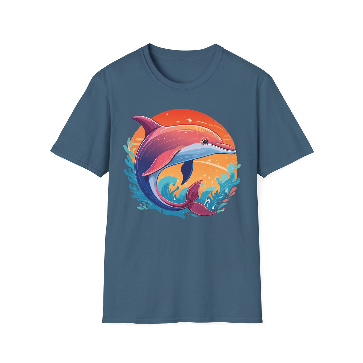 Dolphin Shirts, Shirt with Dolphin, Fish Tee Shirt, Animal Shirt