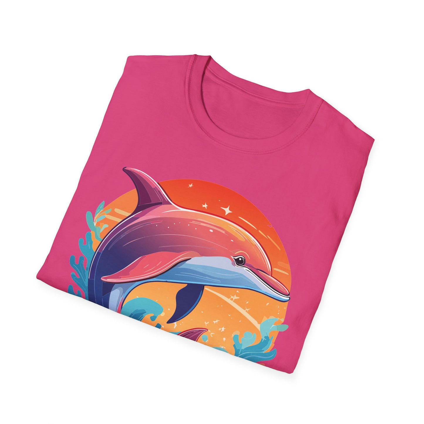 Dolphin Shirts, Shirt with Dolphin, Fish Tee Shirt, Animal Shirt