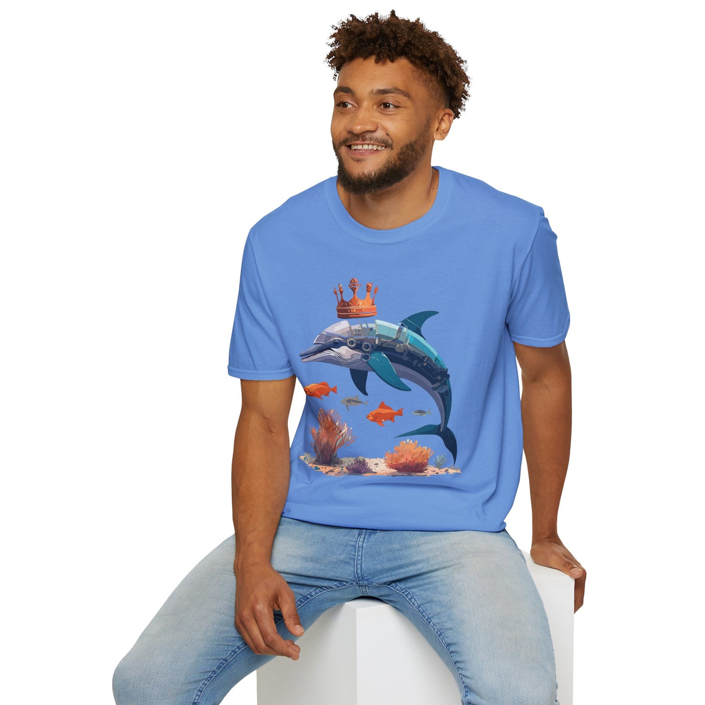 Dolphin Shirts, Shirt with Dolphin, Fish Tee Shirt, Animal Shirt