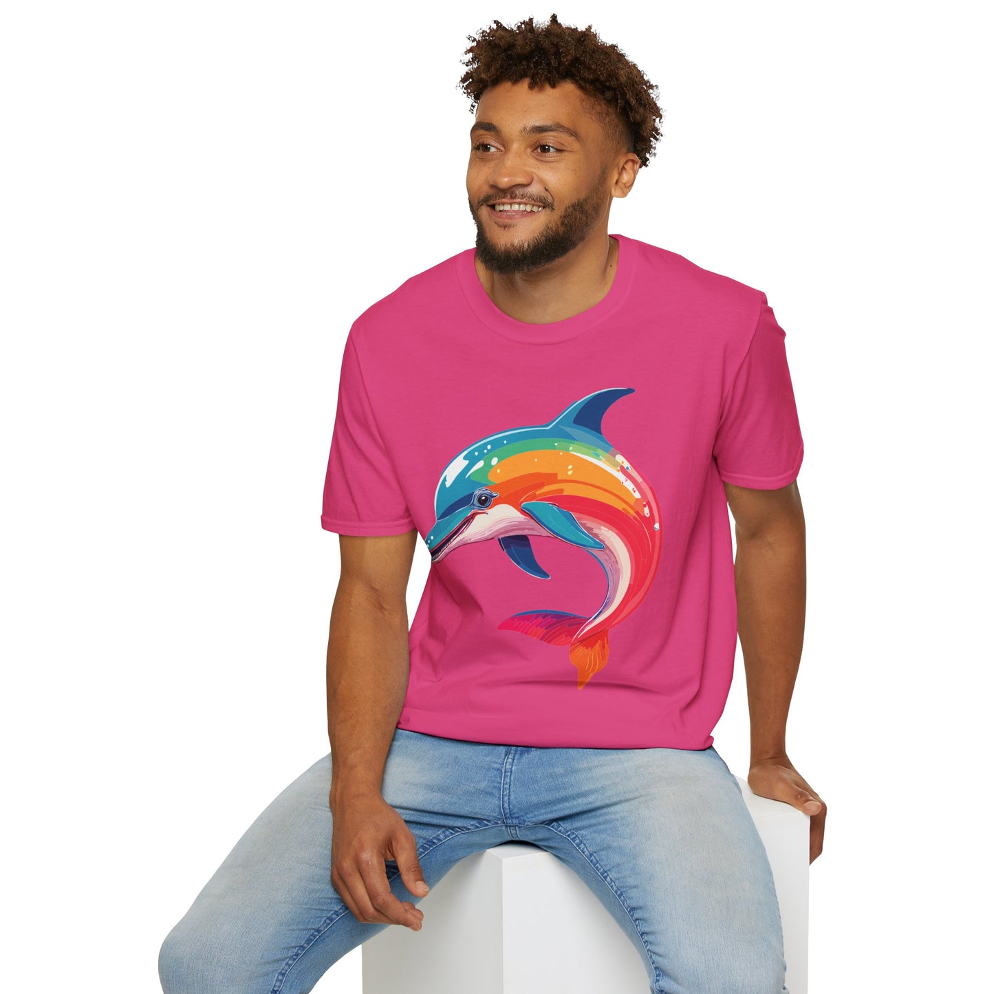 Dolphin Shirts, Shirt with Dolphin, Fish Tee Shirt, Animal Shirt