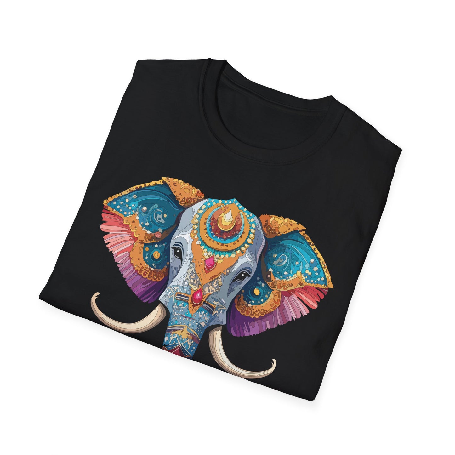Elephant Shirt, T Shirt with Elephant, Elephant on T Shirt, T Shirt with Animation, Animals Tee Shirt