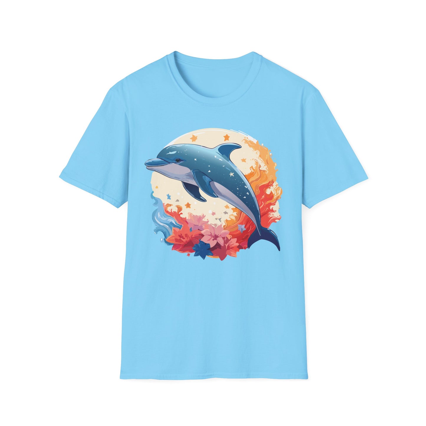Dolphin Shirts, Shirt with Dolphin, Fish Tee Shirt, Animal Shirt