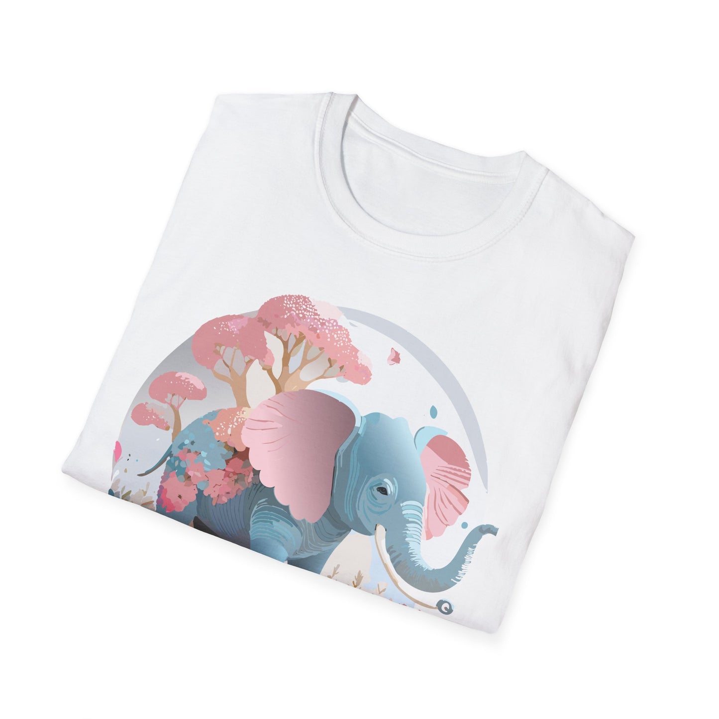 Elephant Shirt, T Shirt with Elephant, Elephant on T Shirt, T Shirt with Animation, Animals Tee Shirt