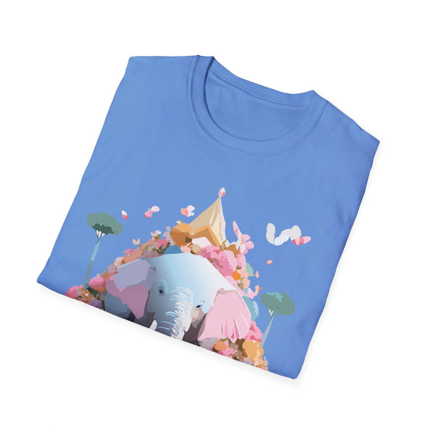 Elephant Shirt, T Shirt with Elephant, Elephant on T Shirt, T Shirt with Animation, Animals Tee Shirt
