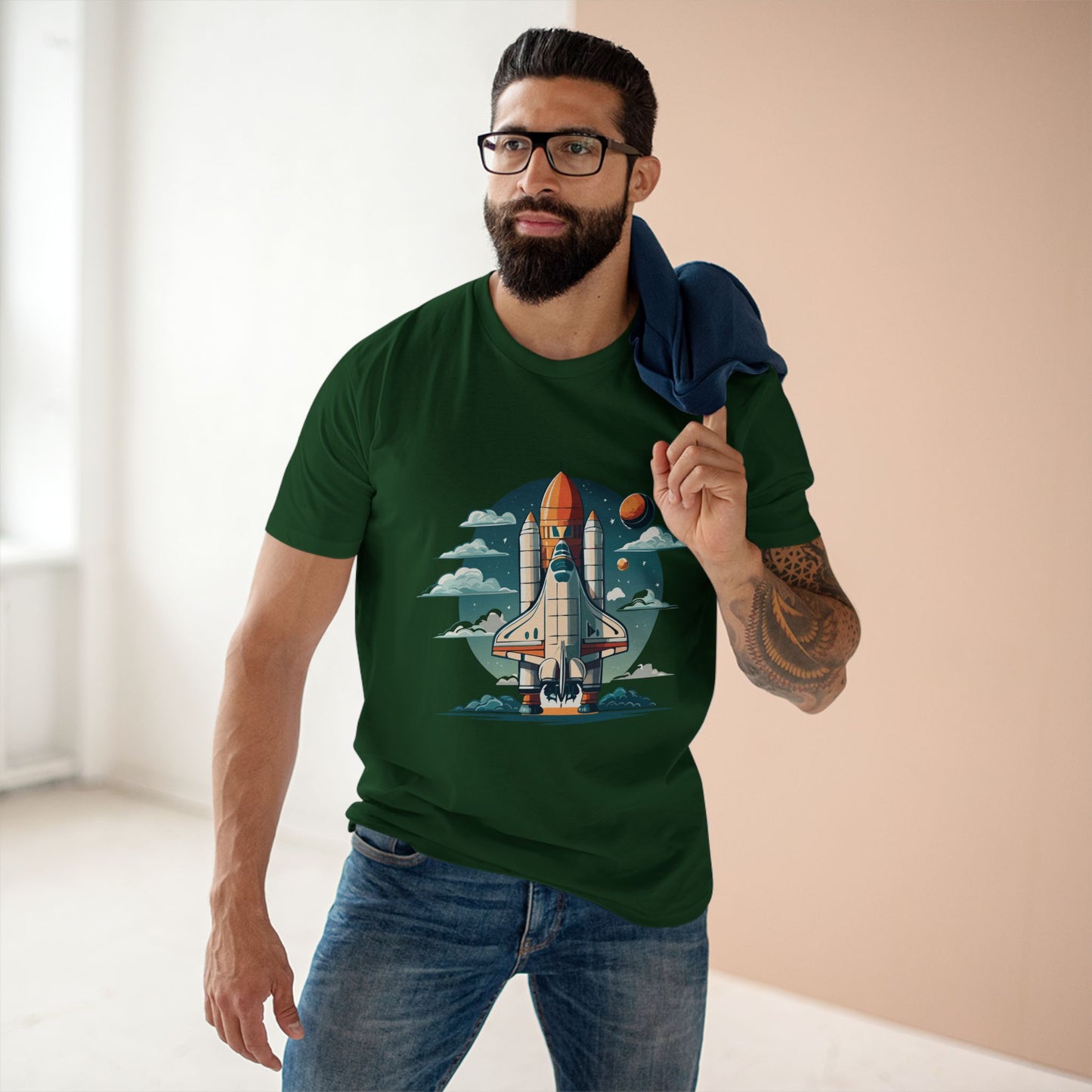 Cosmos Shirt, Shuttle Shirt - retro2nova