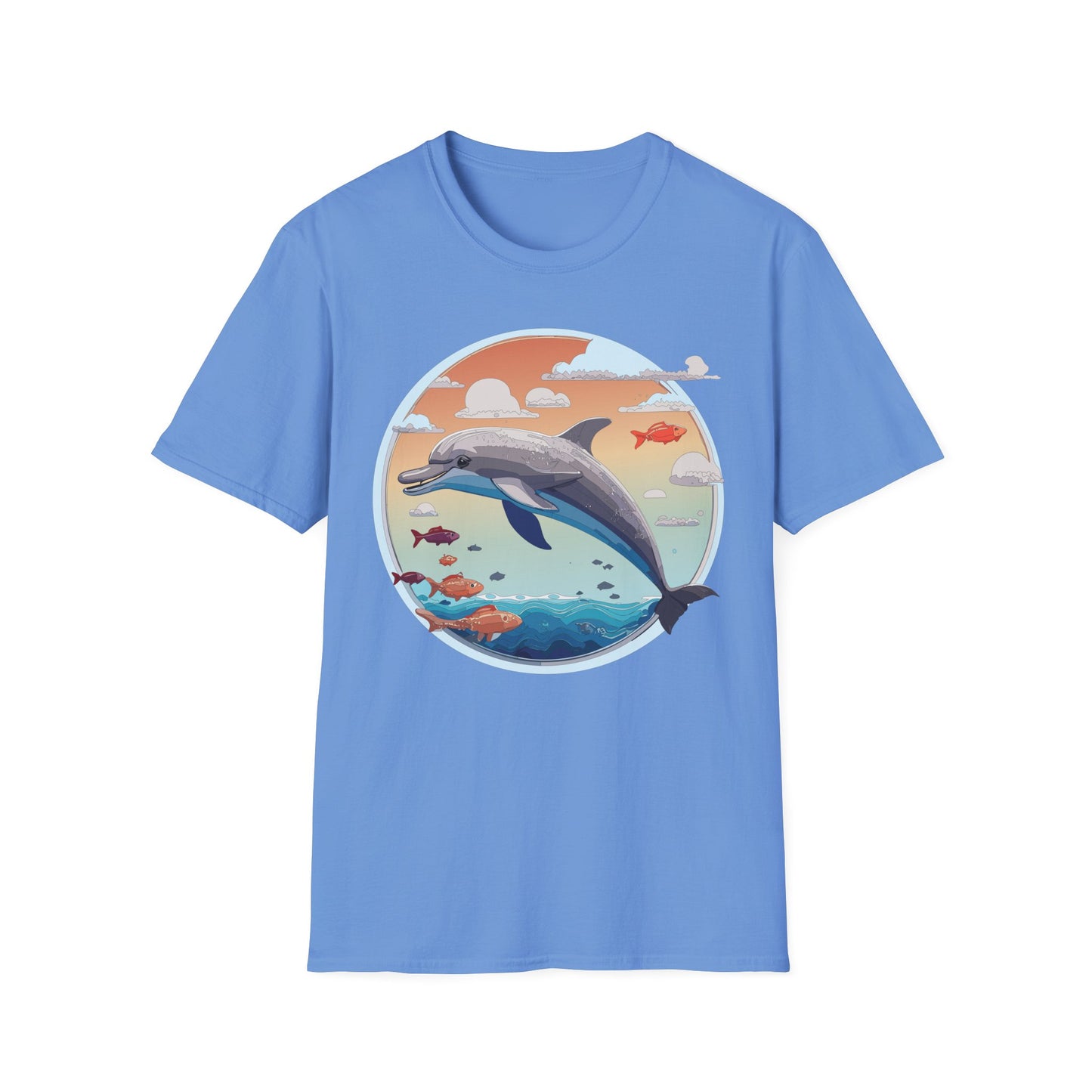 Dolphin Shirts, Shirt with Dolphin, Fish Tee Shirt, Animal Shirt