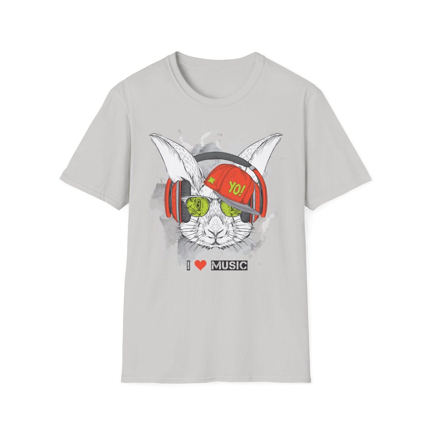 I love Music Animals Shirts, Shirt with Animals, Animals with Headphones Shirt