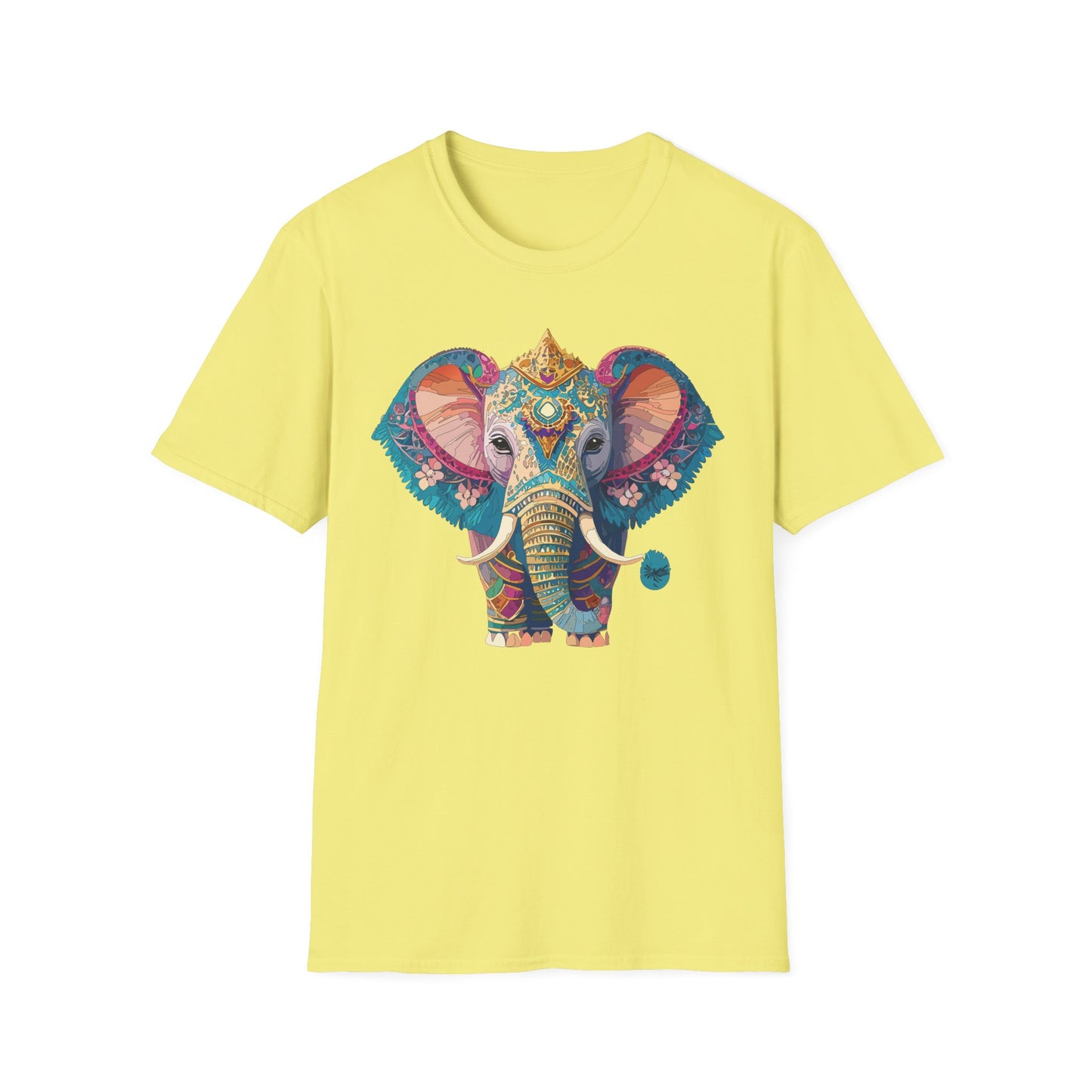 Elephant Shirt, T Shirt with Elephant, Elephant on T Shirt, T Shirt with Animation, Animals Tee Shirt