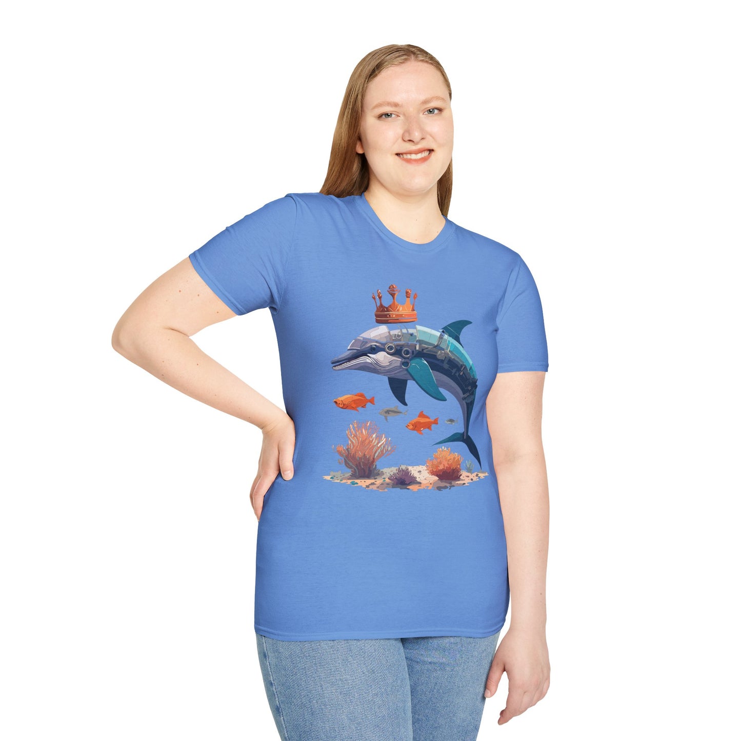 Dolphin Shirts, Shirt with Dolphin, Fish Tee Shirt, Animal Shirt