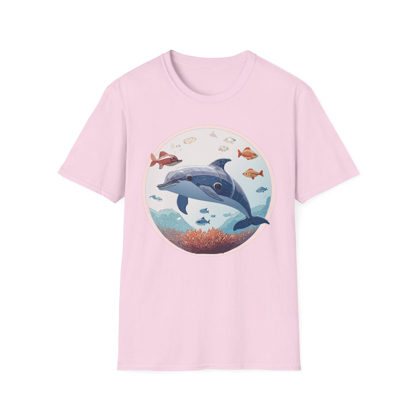 Dolphin Shirts, Shirt with Dolphin, Fish Tee Shirt, Animal Shirt