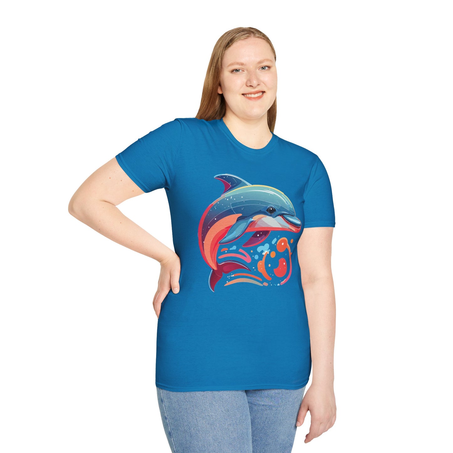Dolphin Shirts, Shirt with Dolphin, Fish Tee Shirt, Animal Shirt