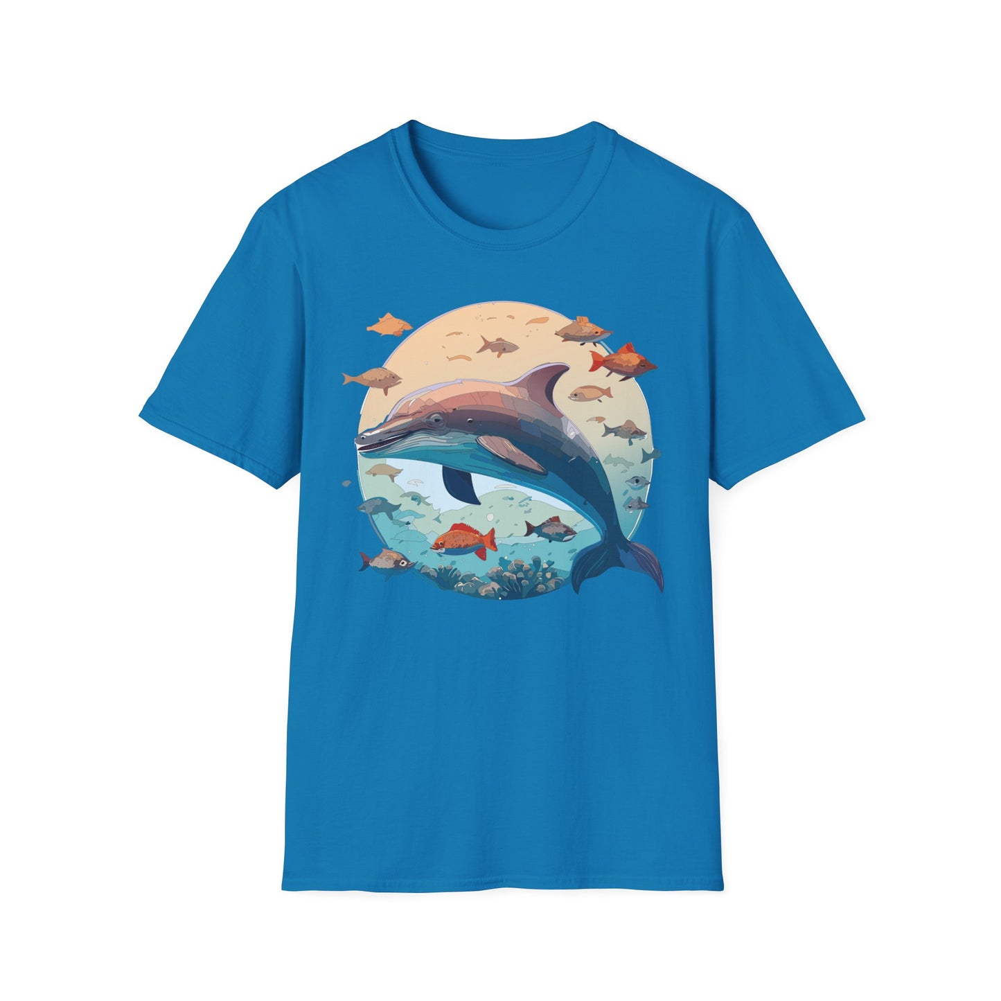 Dolphin Shirts, Shirt with Dolphin, Fish Tee Shirt, Animal Shirt