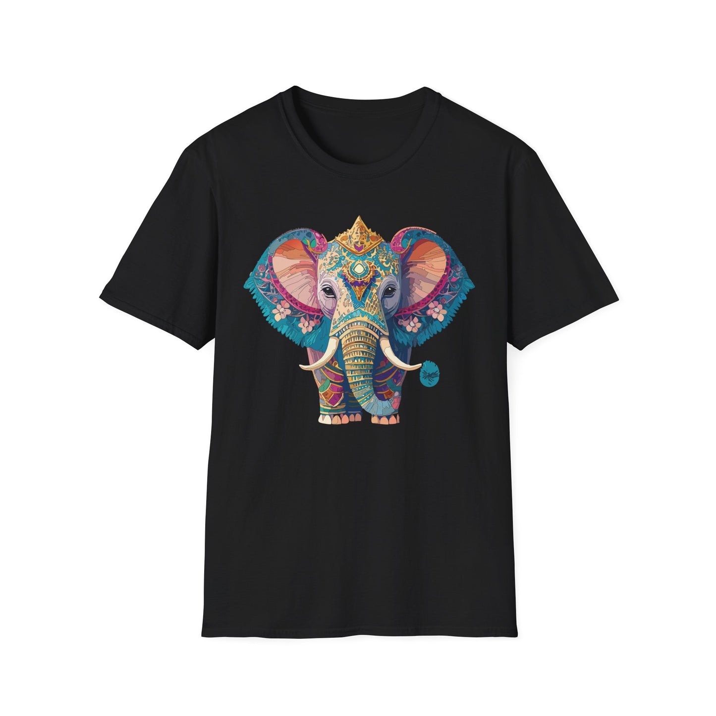Elephant Shirt, T Shirt with Elephant, Elephant on T Shirt, T Shirt with Animation, Animals Tee Shirt