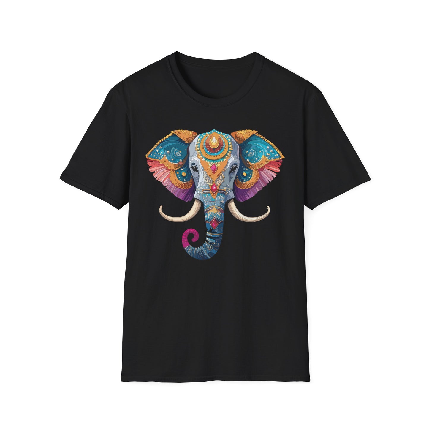 Elephant Shirt, T Shirt with Elephant, Elephant on T Shirt, T Shirt with Animation, Animals Tee Shirt