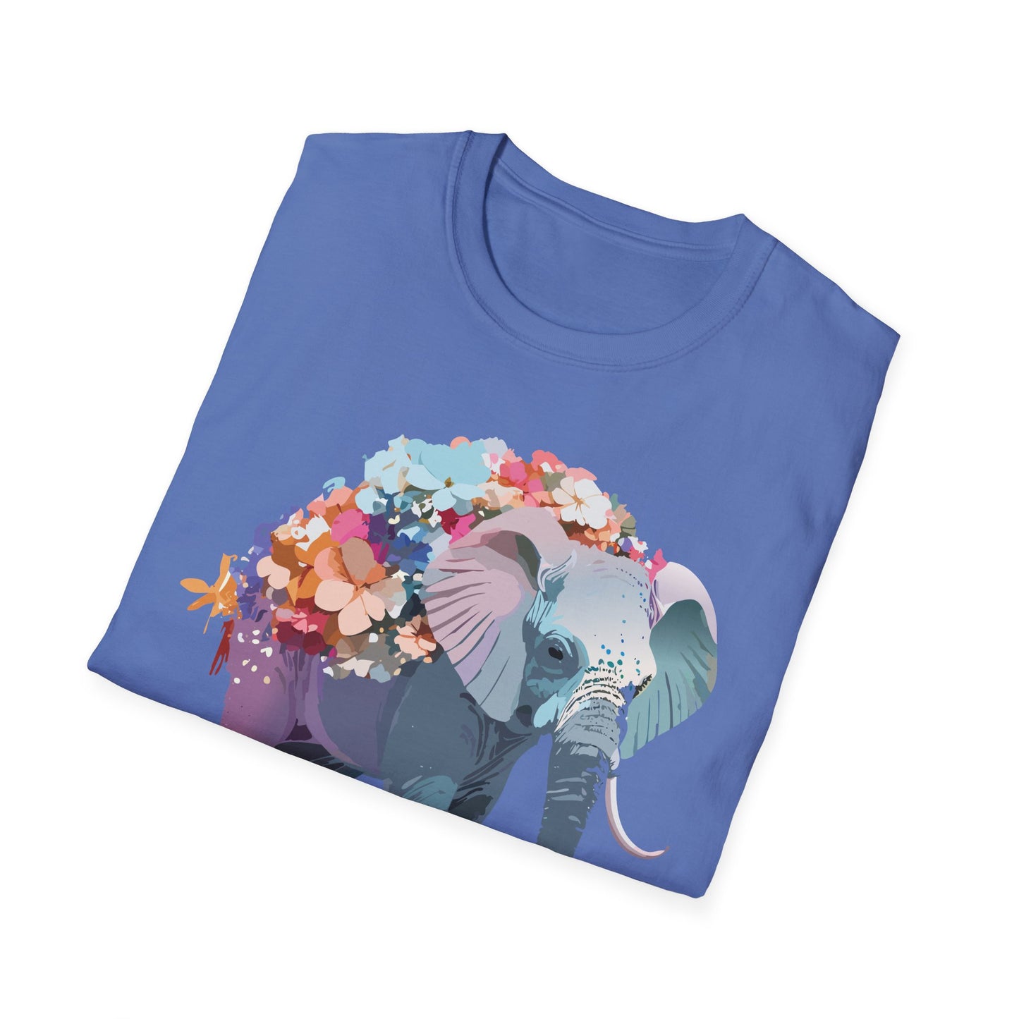 Elephant Shirt, T Shirt with Elephant, Elephant on T Shirt, T Shirt with Animation, Animals Tee Shirt