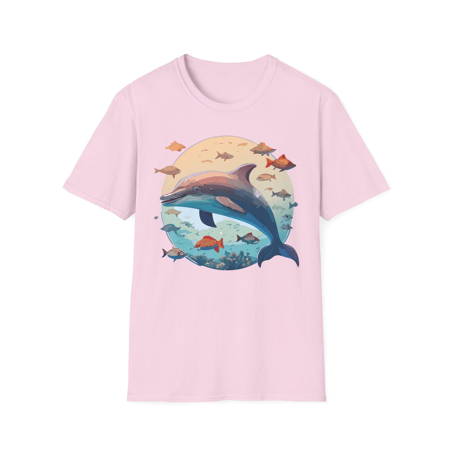 Dolphin Shirts, Shirt with Dolphin, Fish Tee Shirt, Animal Shirt