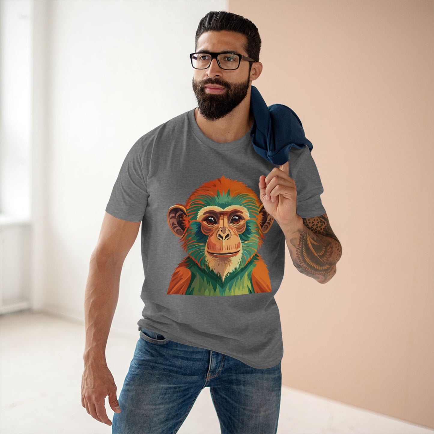 Animals Shirt, Monkey Shirt - retro2nova