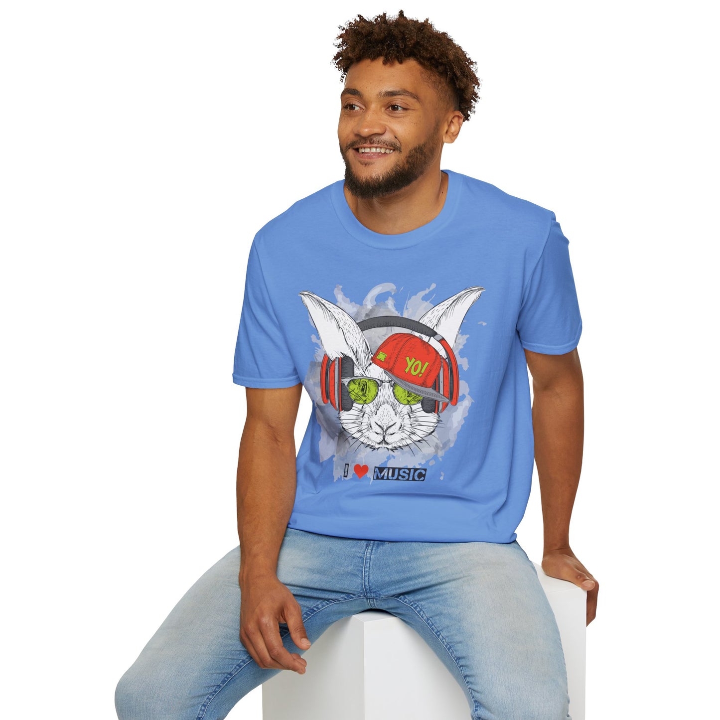 I love Music Animals Shirts, Shirt with Animals, Animals with Headphones Shirt
