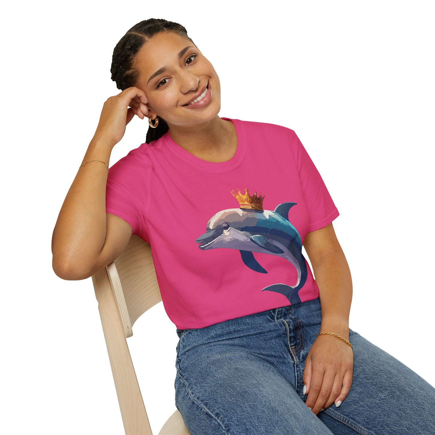 Dolphin Shirts, Shirt with Dolphin, Fish Tee Shirt, Animal Shirt