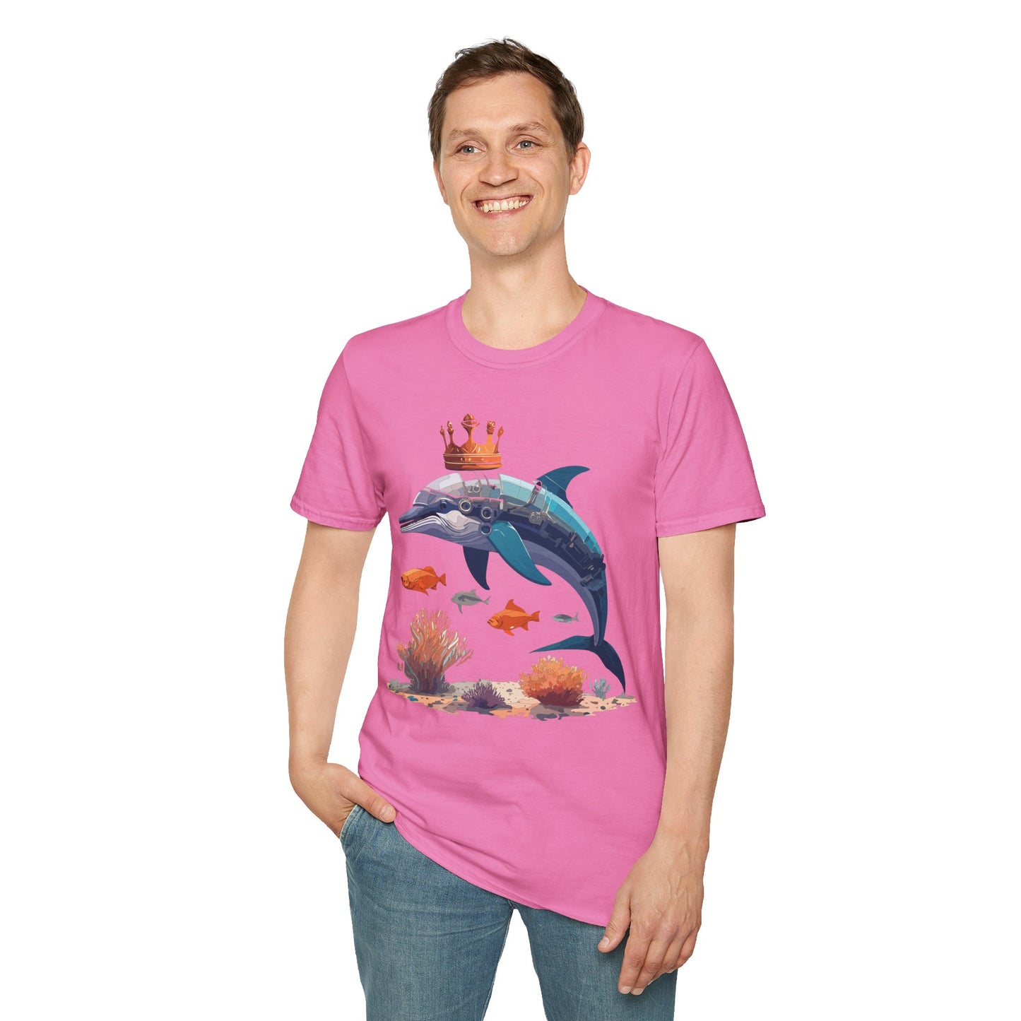 Dolphin Shirts, Shirt with Dolphin, Fish Tee Shirt, Animal Shirt