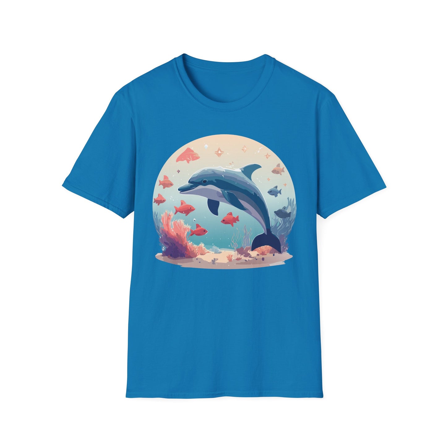 Dolphin Shirts, Shirt with Dolphin, Fish Tee Shirt, Animal Shirt