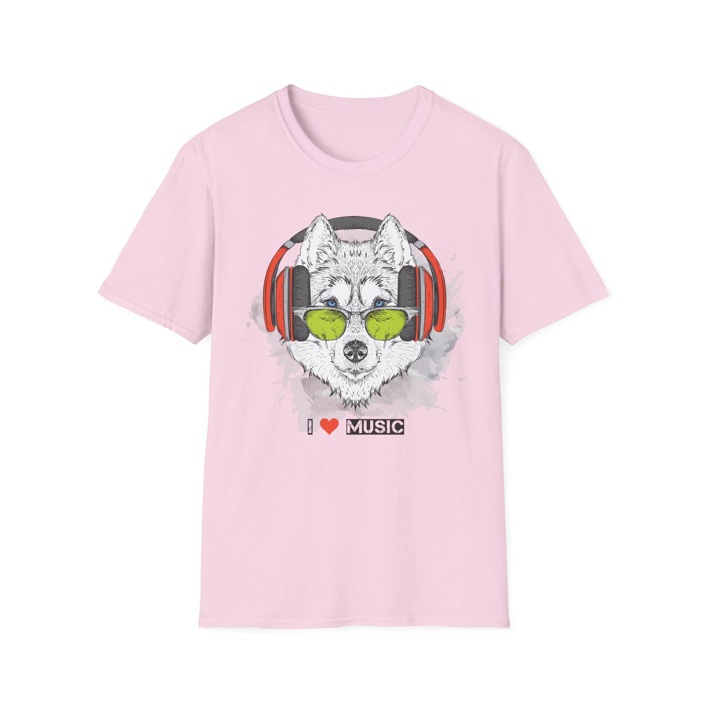 I love Music Animals Shirts, Shirt with Animals, Animals with Headphones Shirt