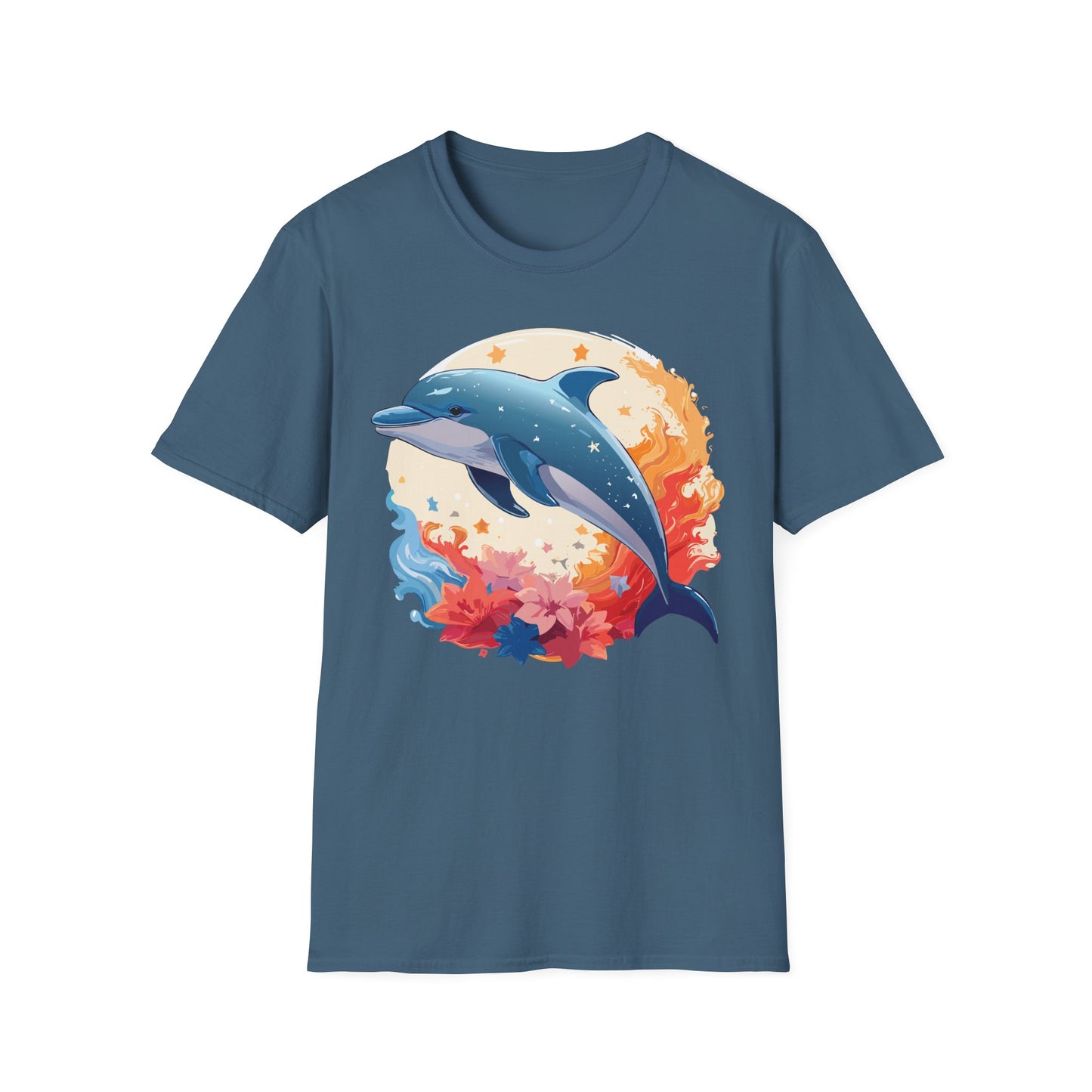 Dolphin Shirts, Shirt with Dolphin, Fish Tee Shirt, Animal Shirt