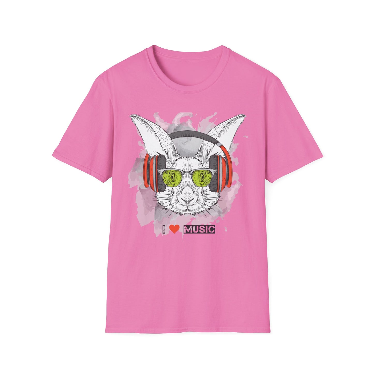 I love Music Animals Shirts, Shirt with Animals, Animals with Headphones Shirt