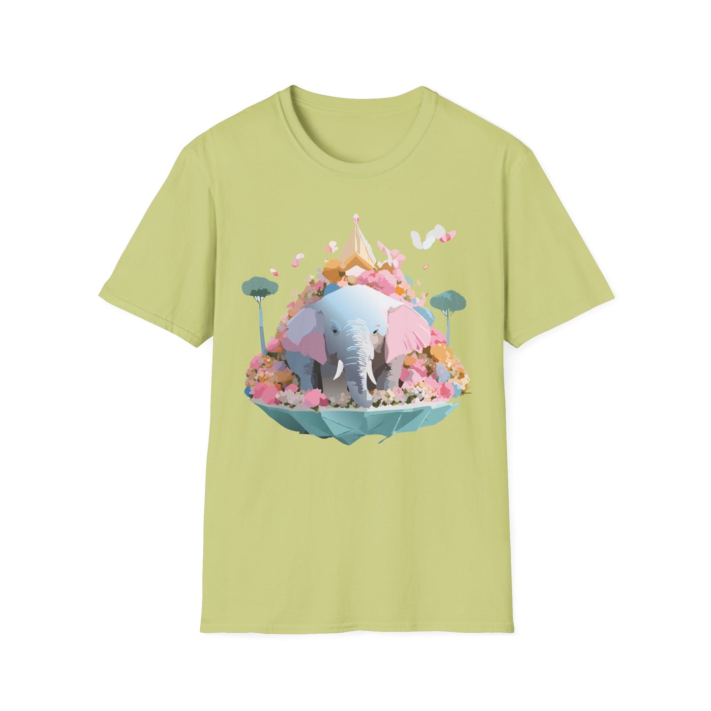 Elephant Shirt, T Shirt with Elephant, Elephant on T Shirt, T Shirt with Animation, Animals Tee Shirt