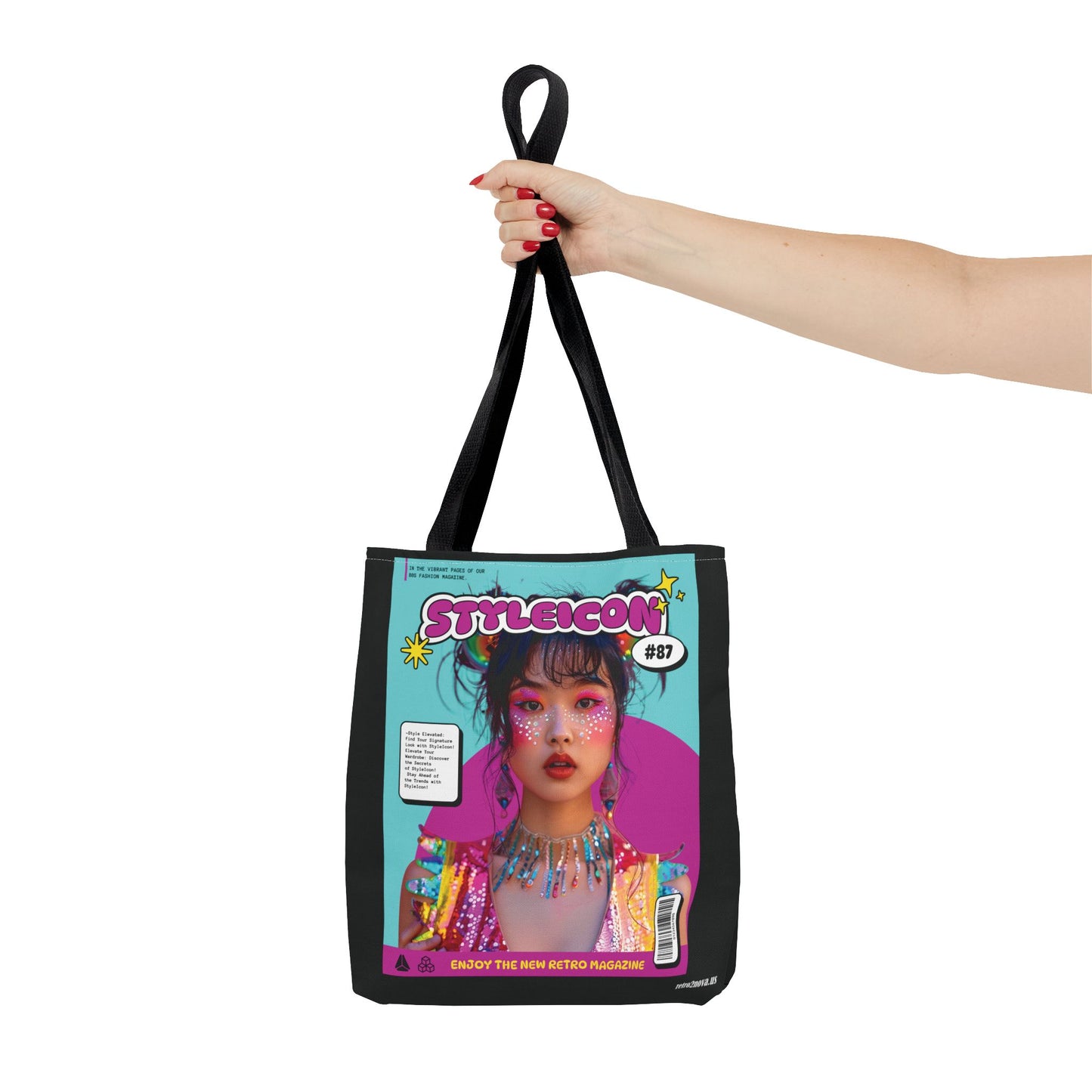 Canvas Tote Bag - Magazine Cover - retro2nova