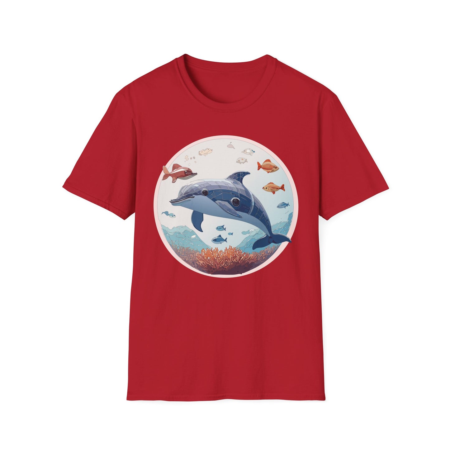 Dolphin Shirts, Shirt with Dolphin, Fish Tee Shirt, Animal Shirt