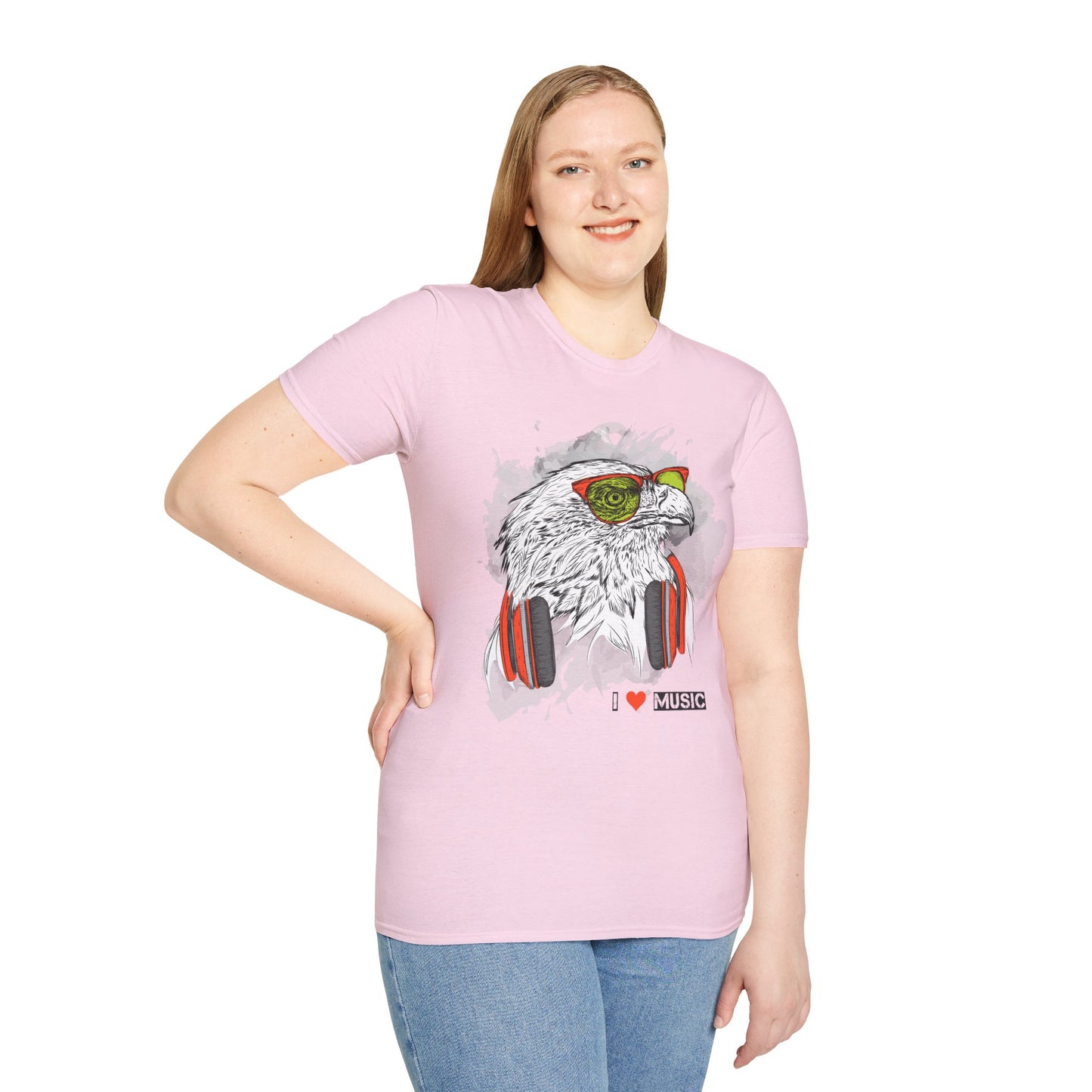 I love Music Animals Shirts, Shirt with Animals, Animals with Headphones Shirt