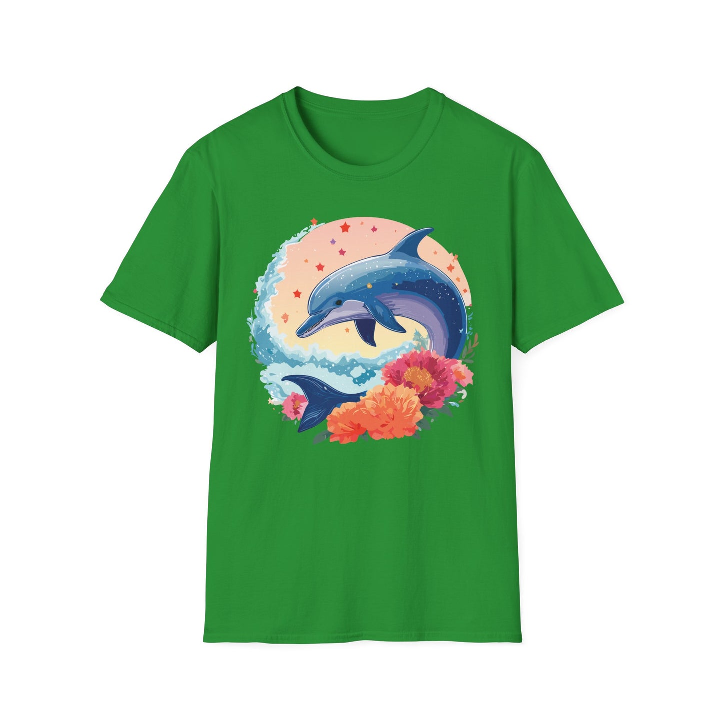 Dolphin Shirts, Shirt with Dolphin, Fish Tee Shirt, Animal Shirt