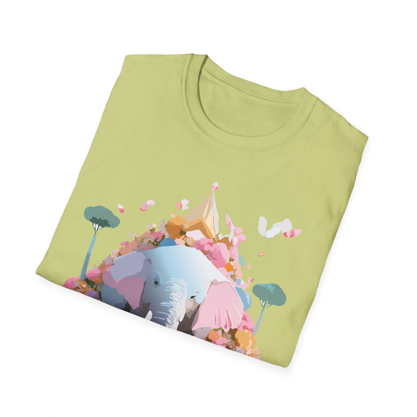 Elephant Shirt, T Shirt with Elephant, Elephant on T Shirt, T Shirt with Animation, Animals Tee Shirt