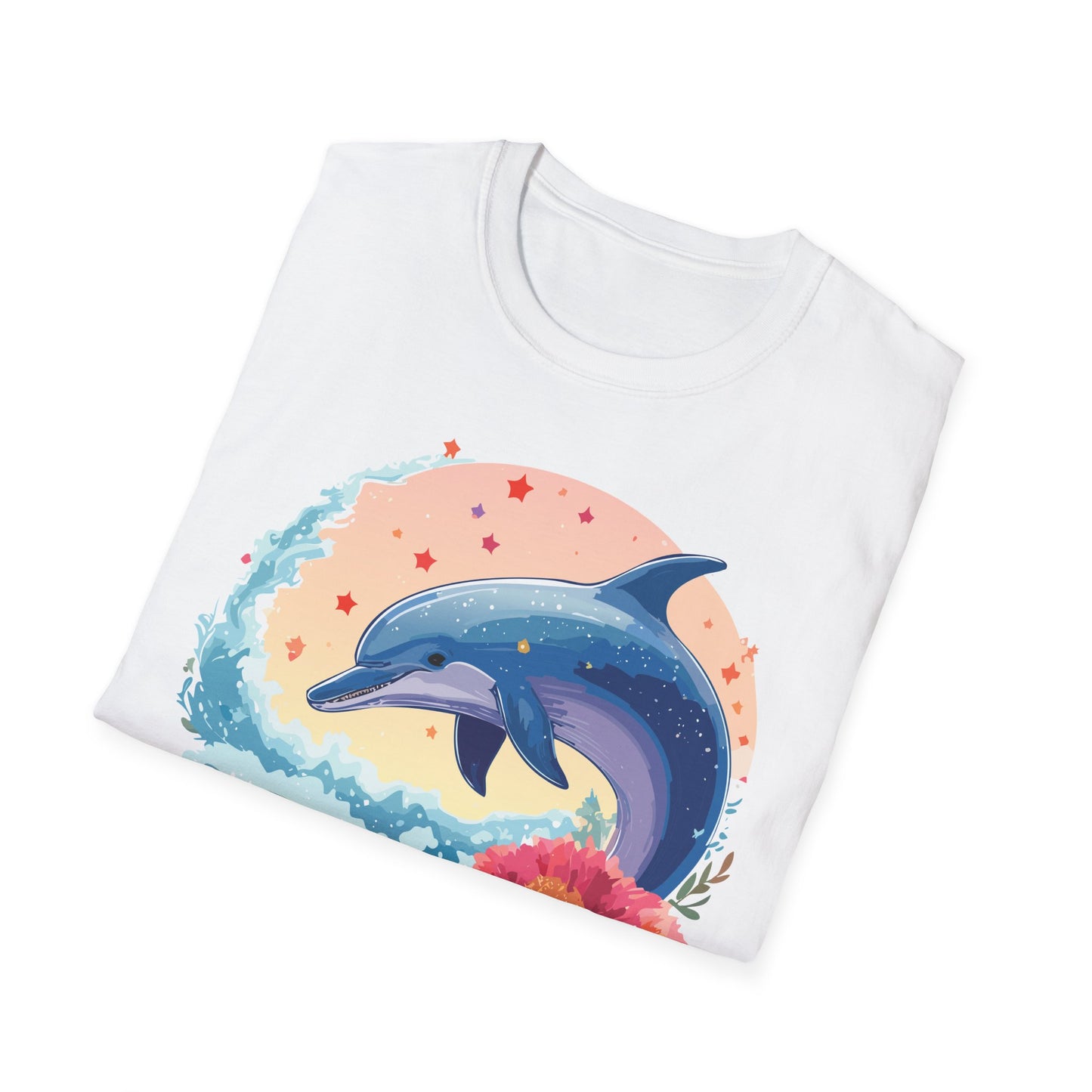 Dolphin Shirts, Shirt with Dolphin, Fish Tee Shirt, Animal Shirt