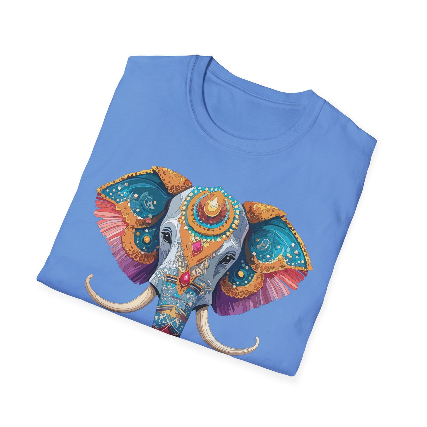 Elephant Shirt, T Shirt with Elephant, Elephant on T Shirt, T Shirt with Animation, Animals Tee Shirt